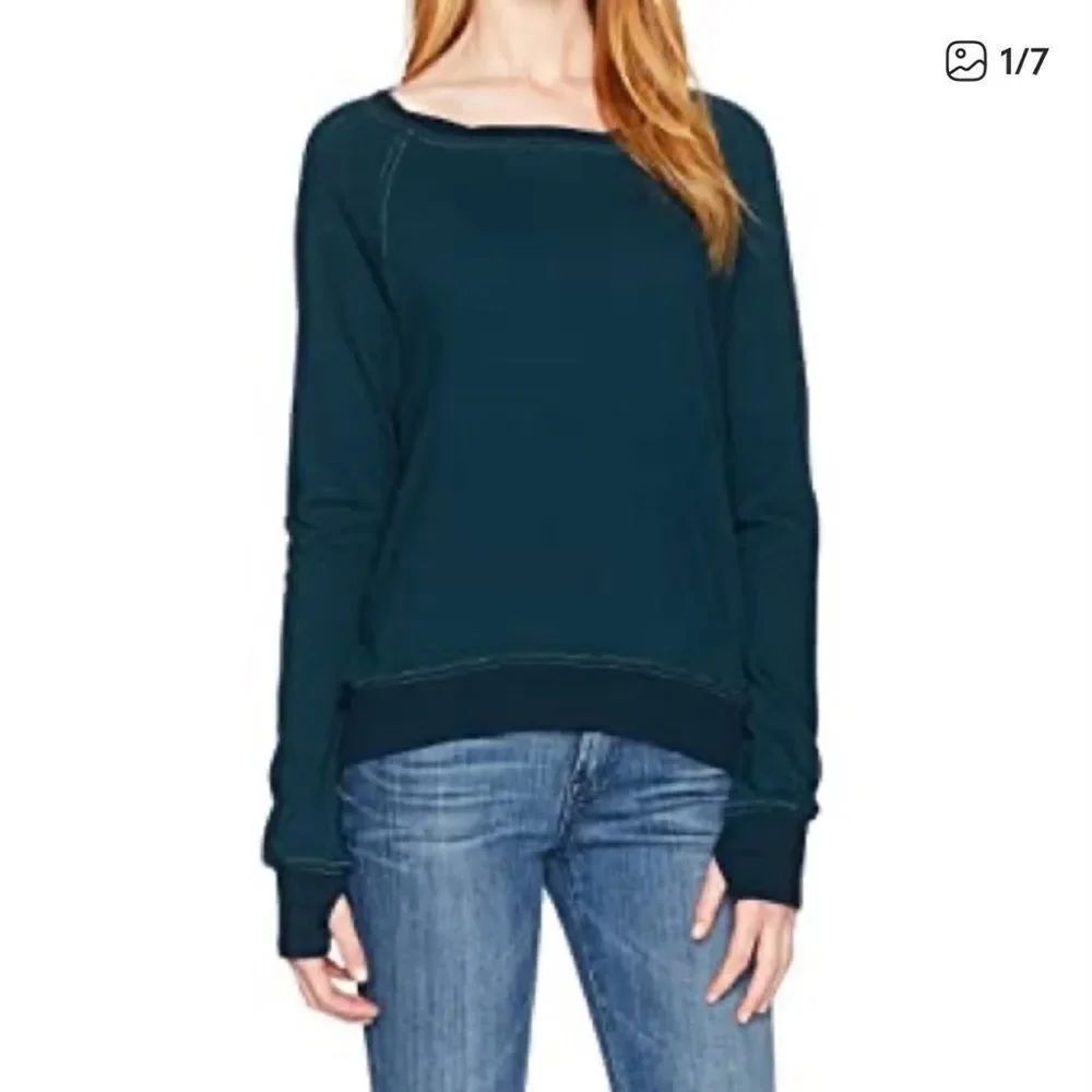 Pam & Gela Annie Zip Back Sweatshirt Blue